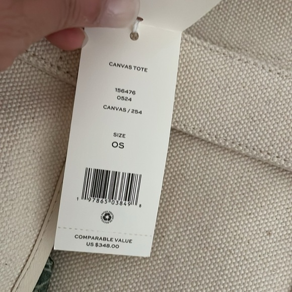 New✨ tory burch canvas large tote shoulder bag 156476 - Picture 14 of 14